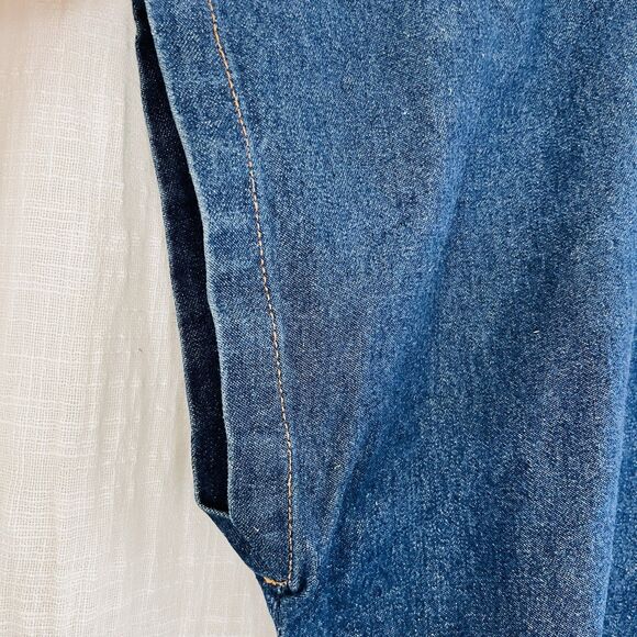 Molato 100% Cotton Boho Hippie Beachy Denim Tunic Shirt Seashells Plus 2X - Picture 3 of 8